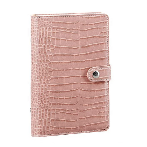 A6 Textured Croc journal (Pink)