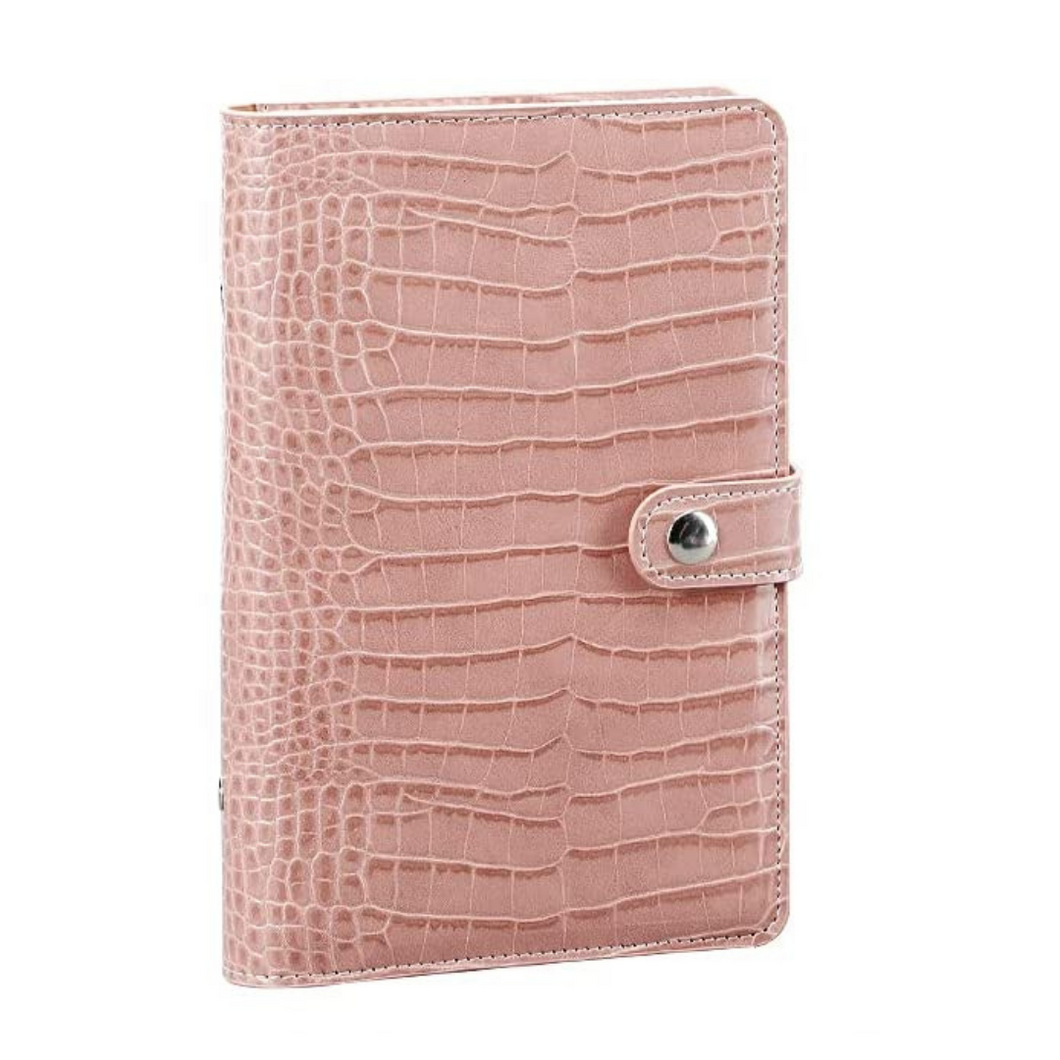 A6 Textured Croc journal (Pink)