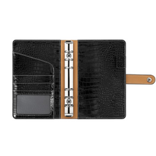 Load image into Gallery viewer, A6 Textured Croc journal (Black)