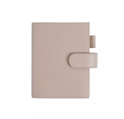 Moterm pebbled leather A6 Cover journal (Taupe)