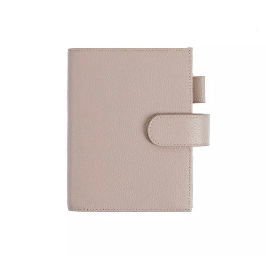 Moterm pebbled leather A6 Cover journal (Taupe)