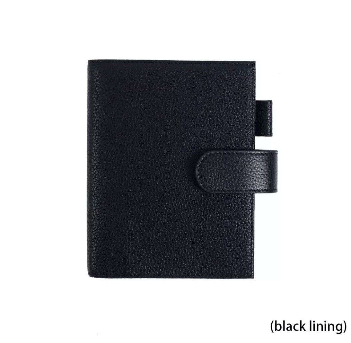 Moterm pebbled leather A6 Plus Cover journal ( Black) – Glitterdco