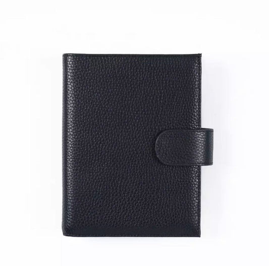 Moterm pebbled leather A6 Cover journal (Black)