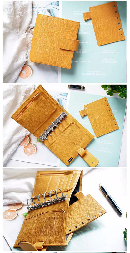 Moterm A7 Pocket 2.0 Litchi Luxe 30mm Rings Planner