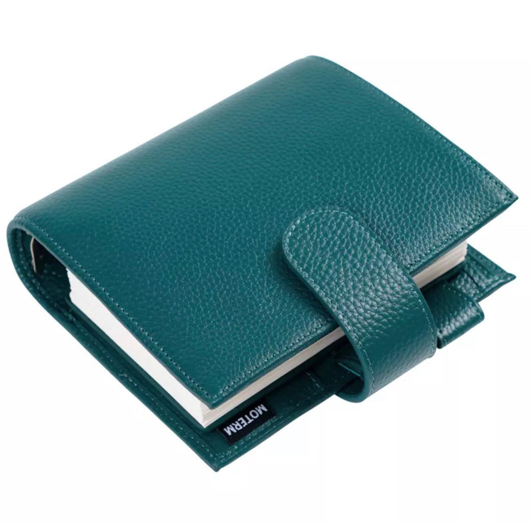 Moterm Litchi Luxe A7 2.0 30mm Rings Planner (teal)