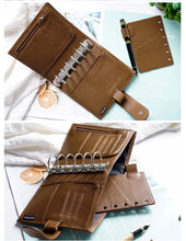 Load image into Gallery viewer, Moterm A7 Pocket 2.0 Litchi Luxe 30mm Rings Planner