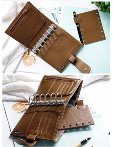 Moterm A7 Pocket 2.0 Litchi Luxe 30mm Rings Planner