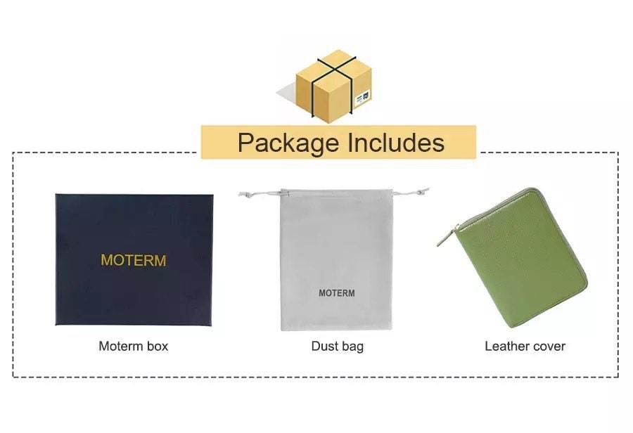 Moterm A5 Zip Cover with Back Pocket