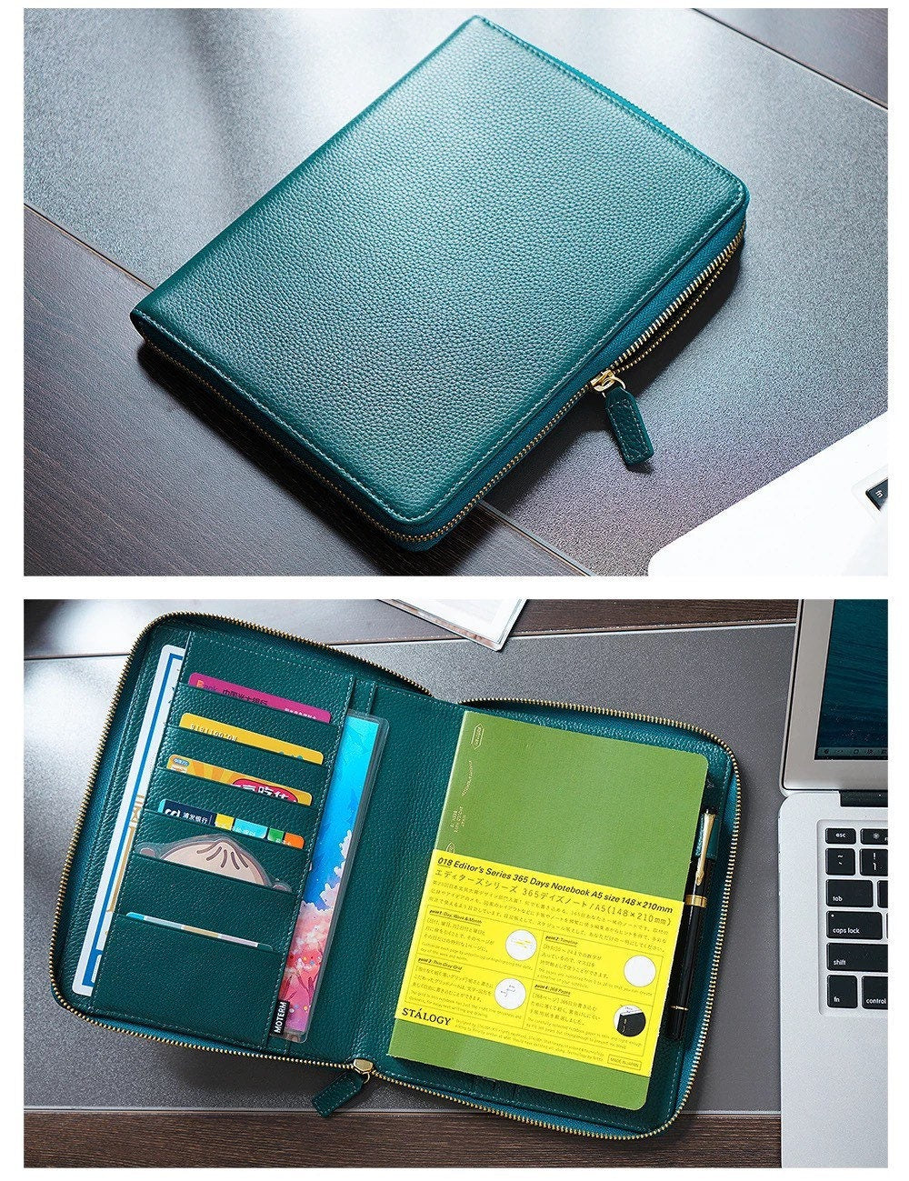 Moterm A5 Zip Cover with Back Pocket