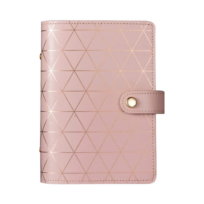 Pink aztec Leather A6 personal size journal
