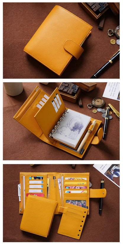 Moterm A7 leather journal Pocket Versa 3.0
