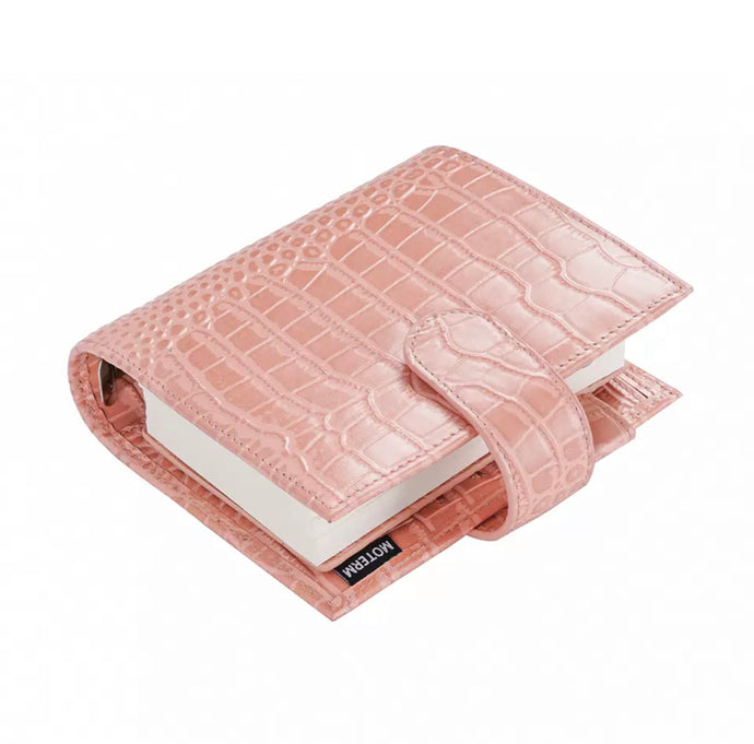 Moterm A7 Luxe Pocket Croc 30mm Rings Planner