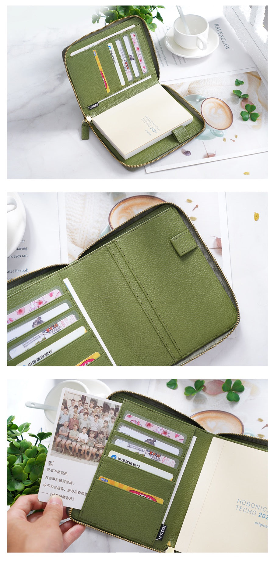 Moterm A6 Zip Cover with Back Pocket