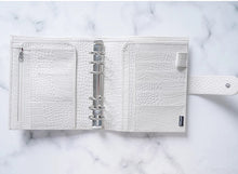 Load image into Gallery viewer, Moterm A7 Luxe Pocket Croc 30mm Rings Planner