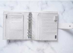 Moterm A7 Luxe Pocket Croc 30mm Rings Planner