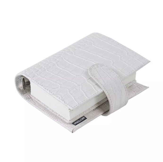 Moterm A7 Luxe Pocket Croc 30mm Rings Planner