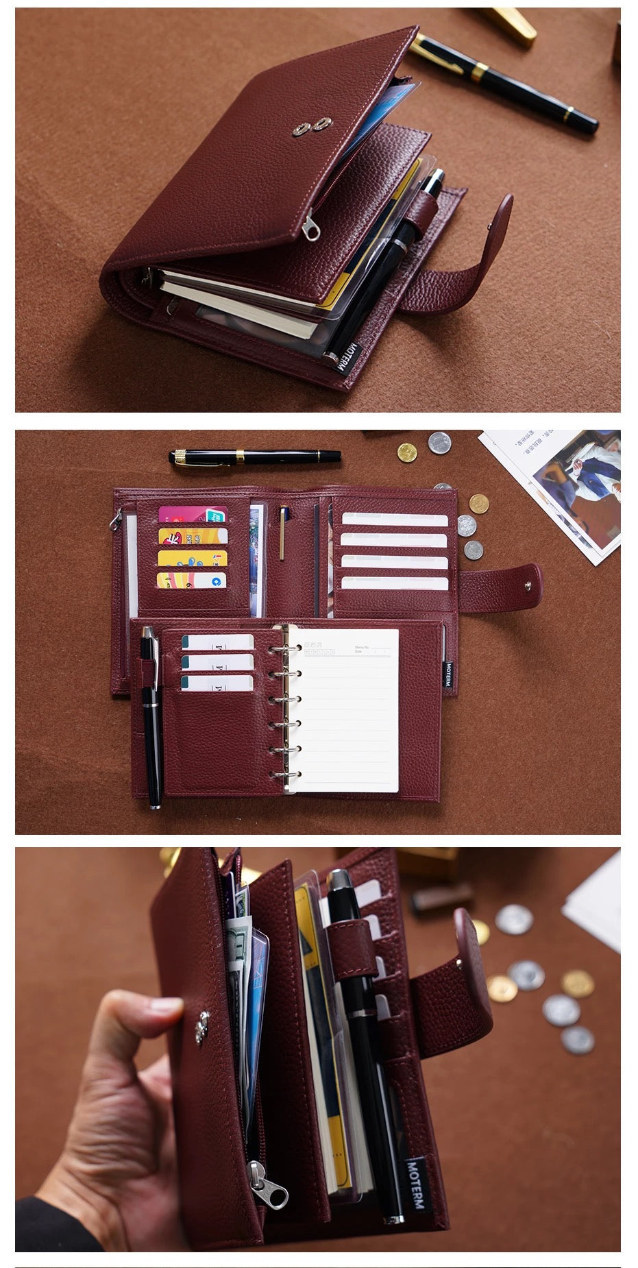 Moterm A7 Pocket Luxe 2.0 Full Grain Vegetable Leather Pocket Journal